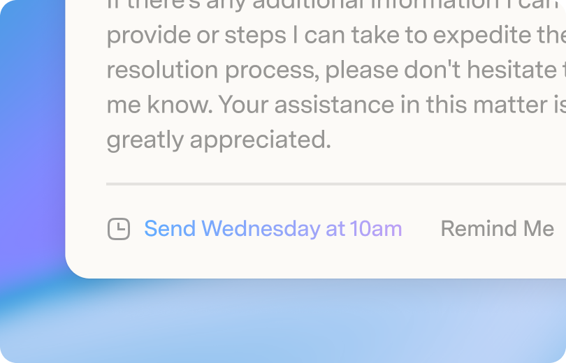 Send Later