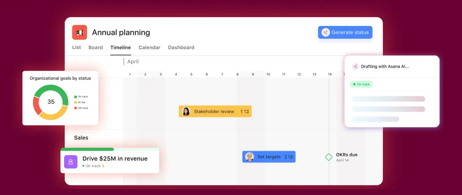 Organize your team's work. Achieve more, together