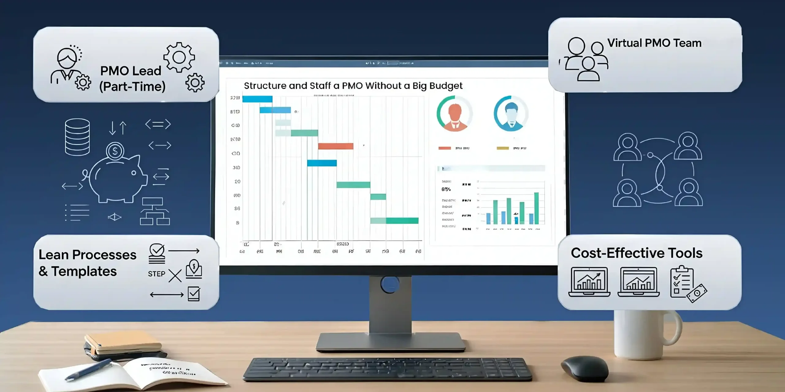 How to Structure and Staff a PMO Without a Big Budget