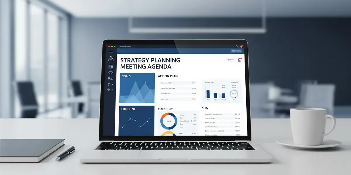Your Strategy Planning Meeting Agenda with Template